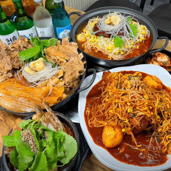 한남동 술집 '한남동 감자탕' 음식