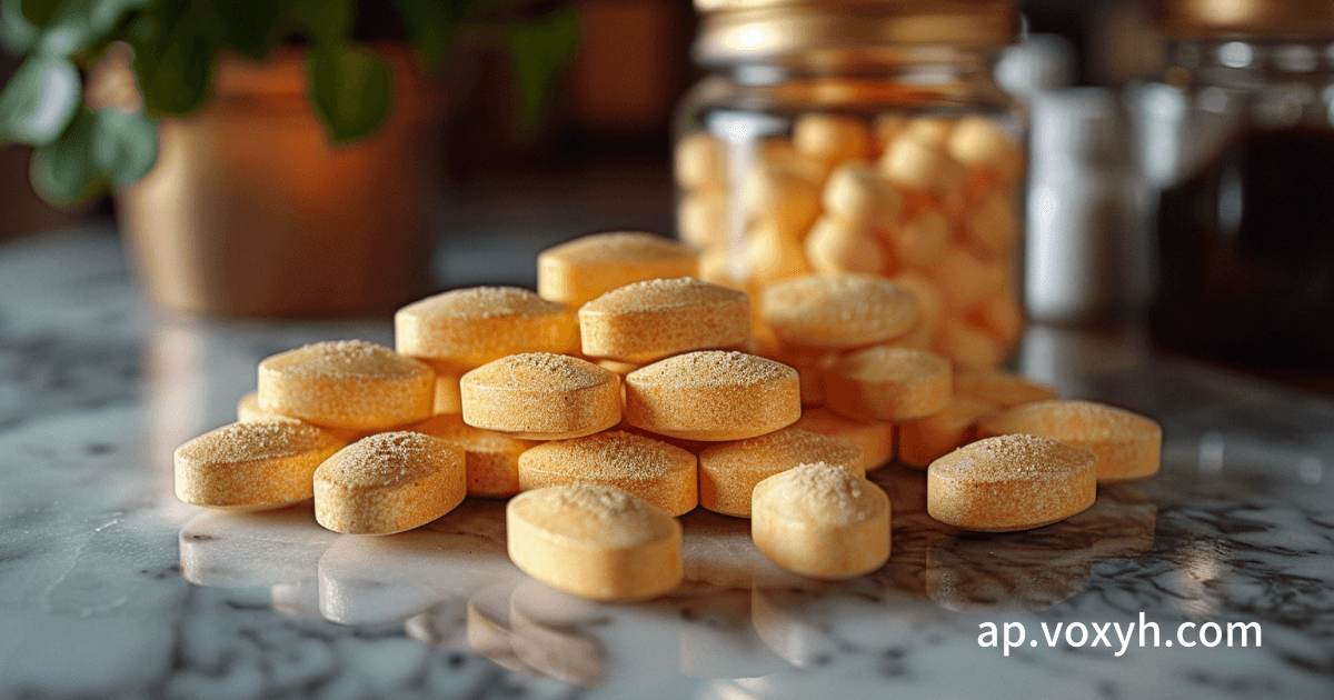 비타민D, 비오틴, 철분 영양제 이미지