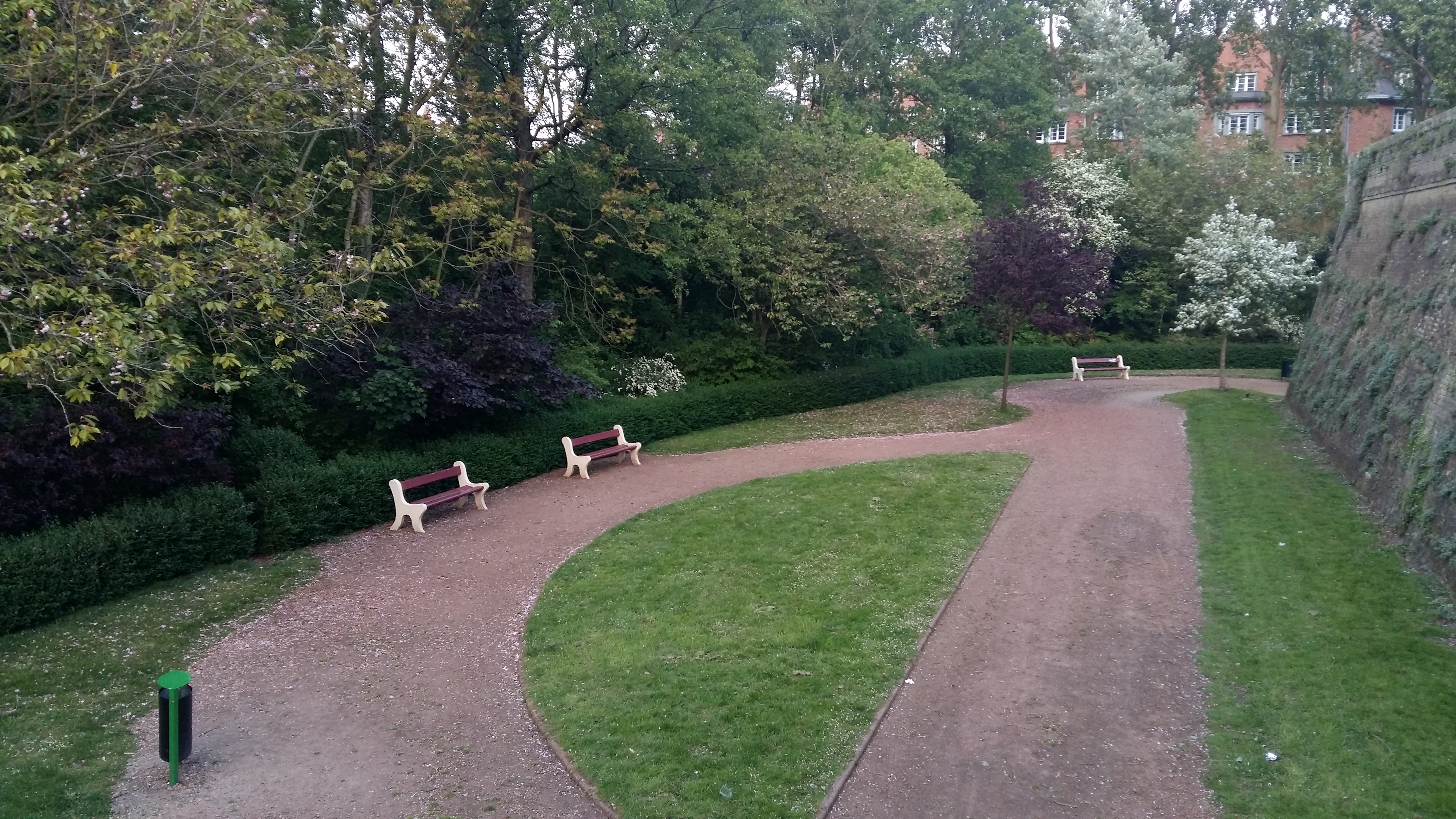 프랑스 칼레 요새 벤치