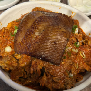 남겨서 뭐하게 뼈찜 함수라 메뉴
