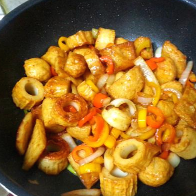 밑반찬_굴소스를 이용한 매운 어묵볶음