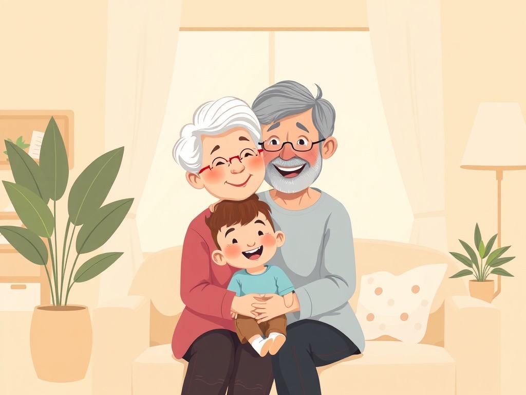 손주에게 전하는 사랑 관련 사진