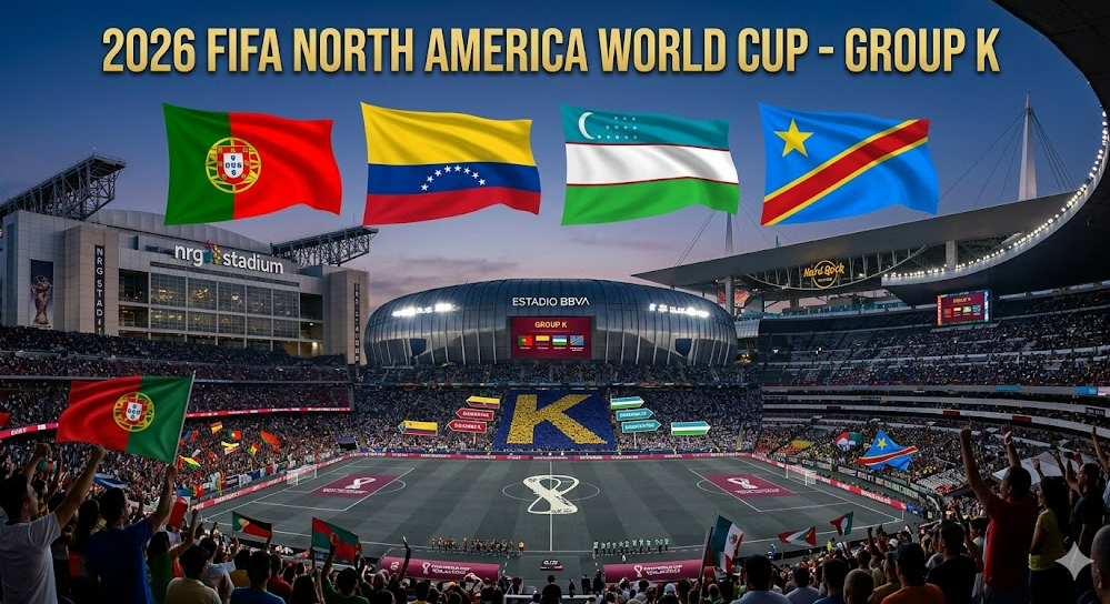 2026 북중미 월드컵 K조 조편성,경기 일정,전력 분석,32강 예상