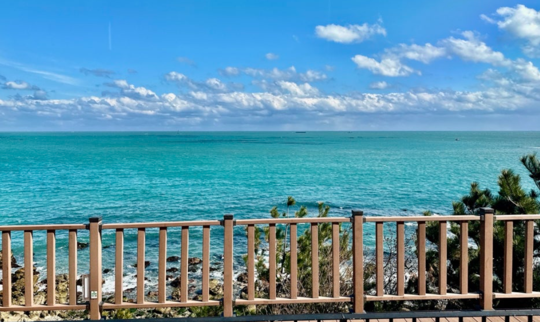 부산바다 (블루라인파크에서 본 바다)