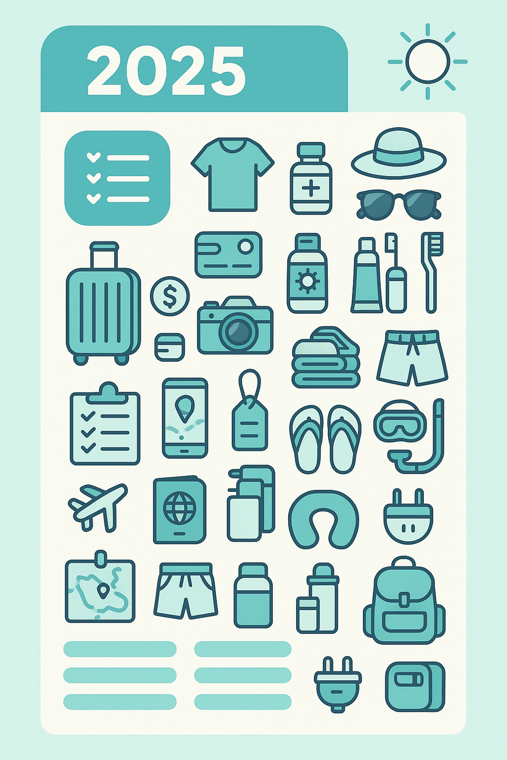 2025 여름 해외여행 준비 완벽 체크리스트!