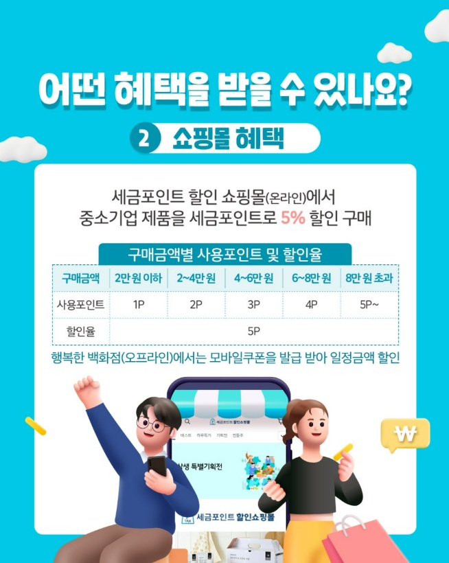 세금포인트 사용방법·조회·혜택·감면