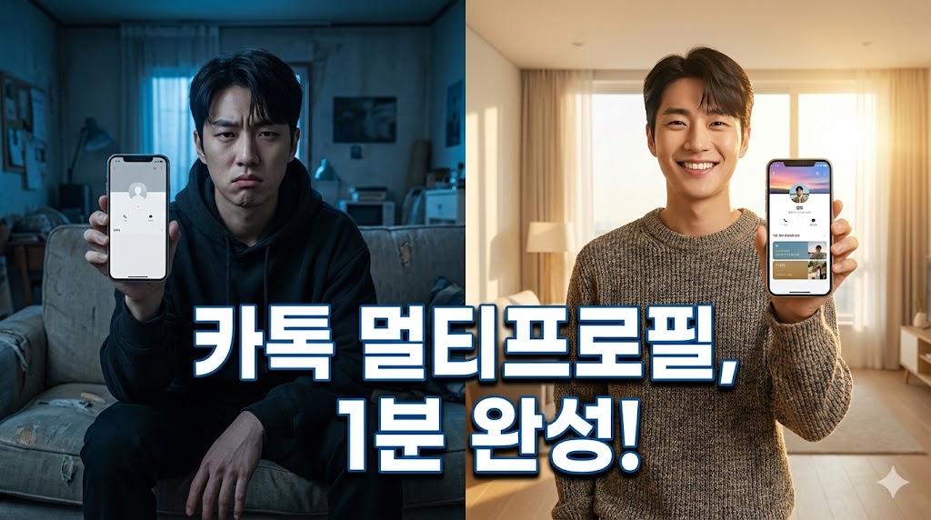 카톡 멀티프로필 설정, 아직도 안 하셨나요? 친구별 프로필 완벽 분리 가이드 (2025년 최신)