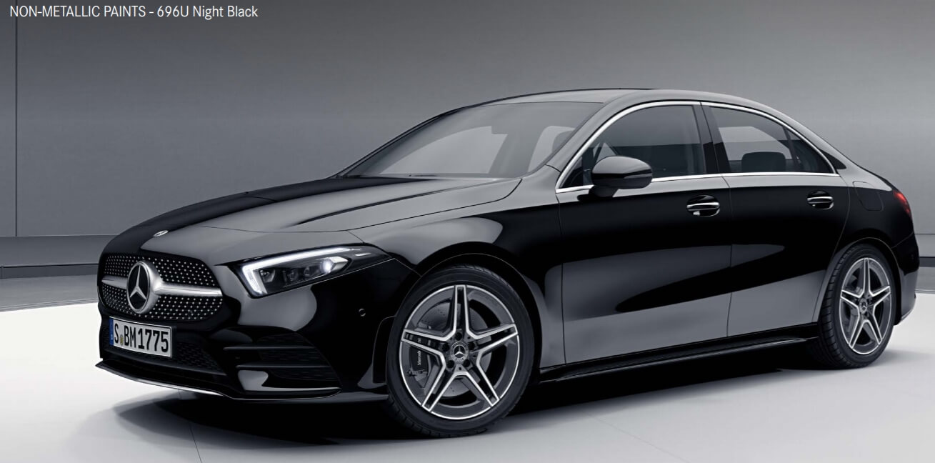 a클래스 색상코드 - Night Black(색상 코드 : 696)