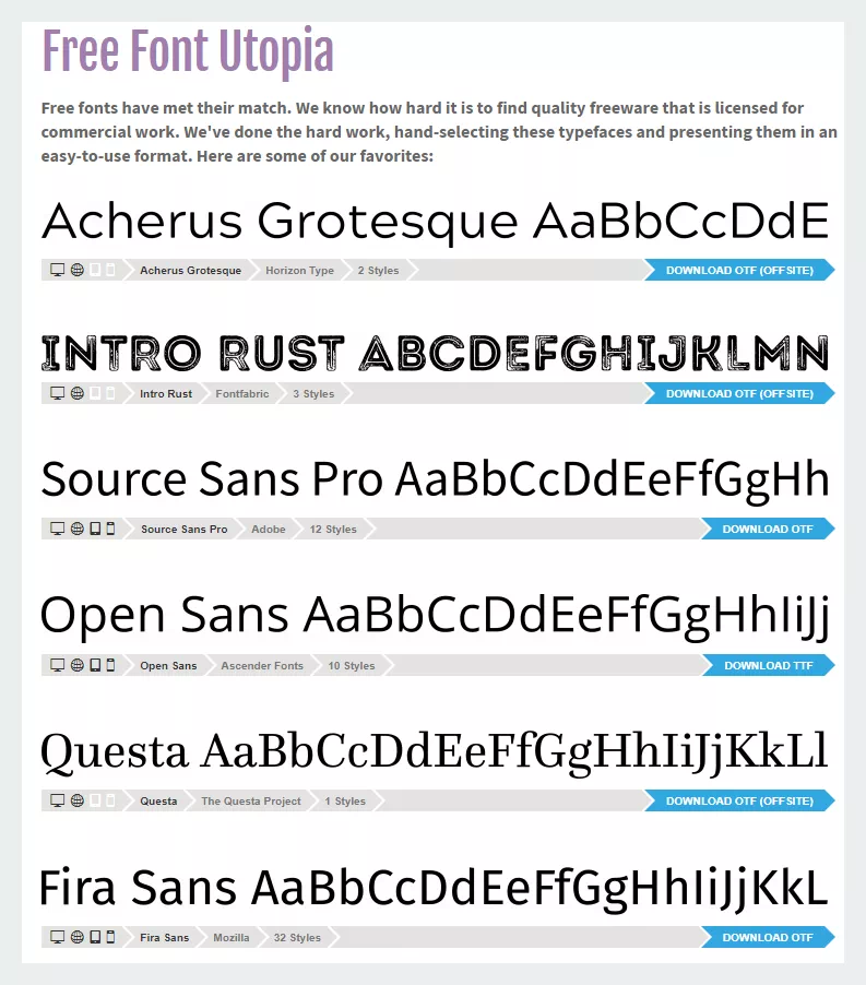 Font Squirrel_산세리프 폰트