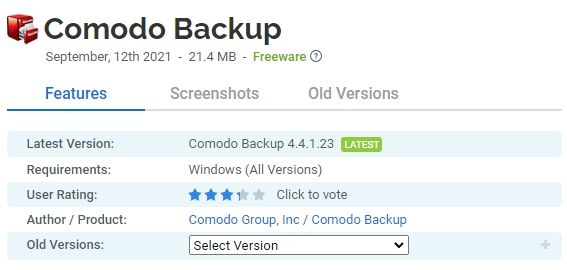 Comodo-Backup