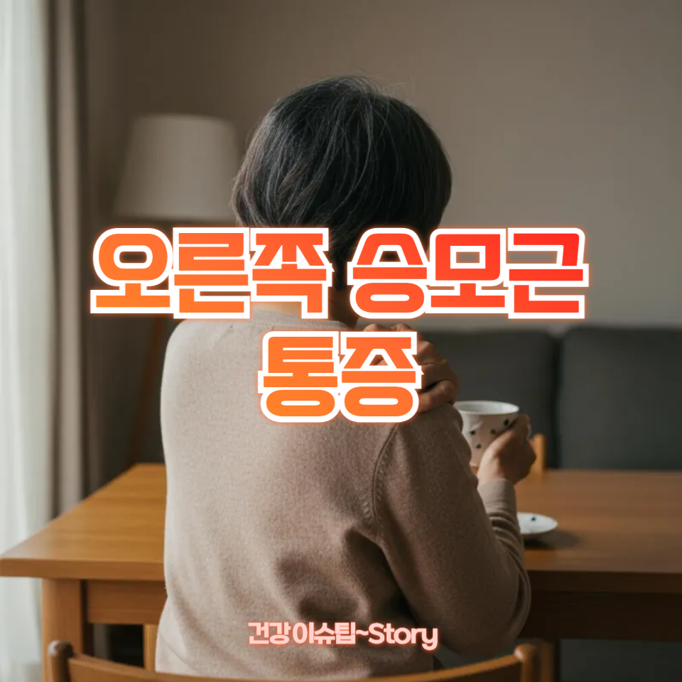 오른쪽 승모근 통증