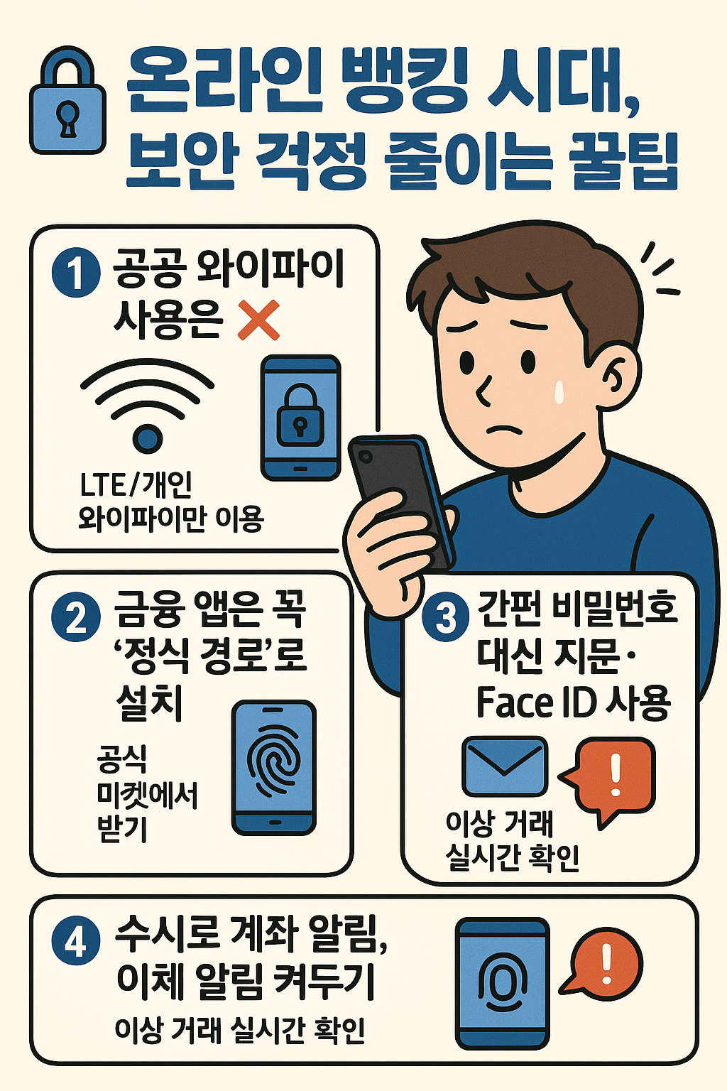 온라인 뱅킹 시대, 보안 걱정 줄이는 꿀팁 4가지