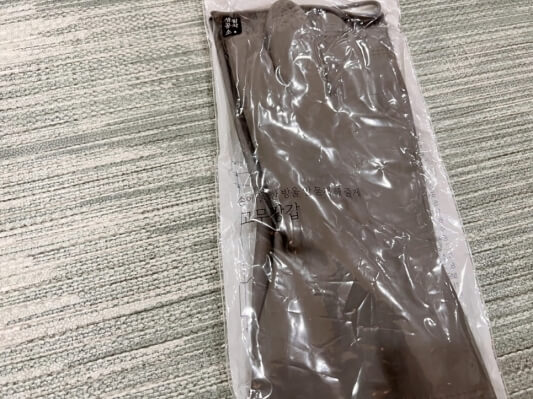 생활공작소 고무장갑 포장 사진