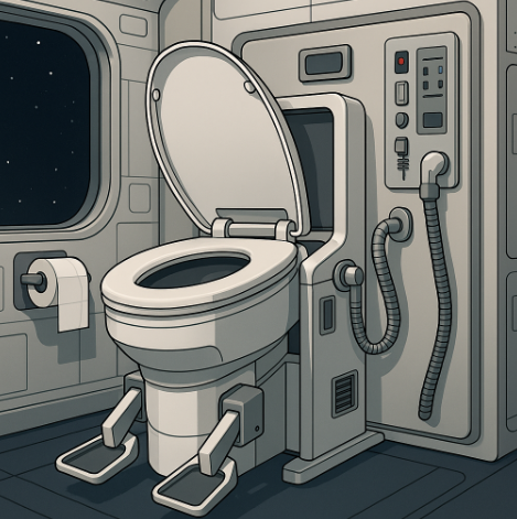 우주 화장실