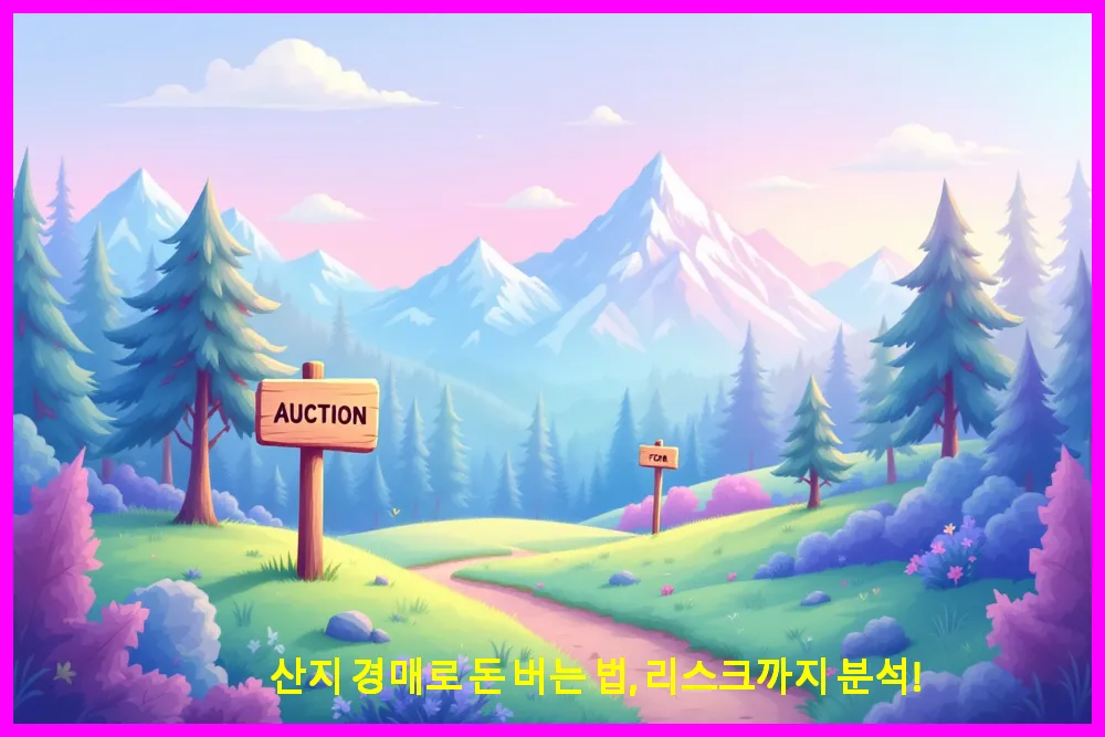 산지 경매로 돈 버는 법, 리스크까지 분석!