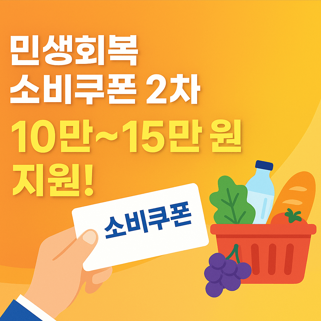민생회복소비쿠폰 2차 총정리 썸네일