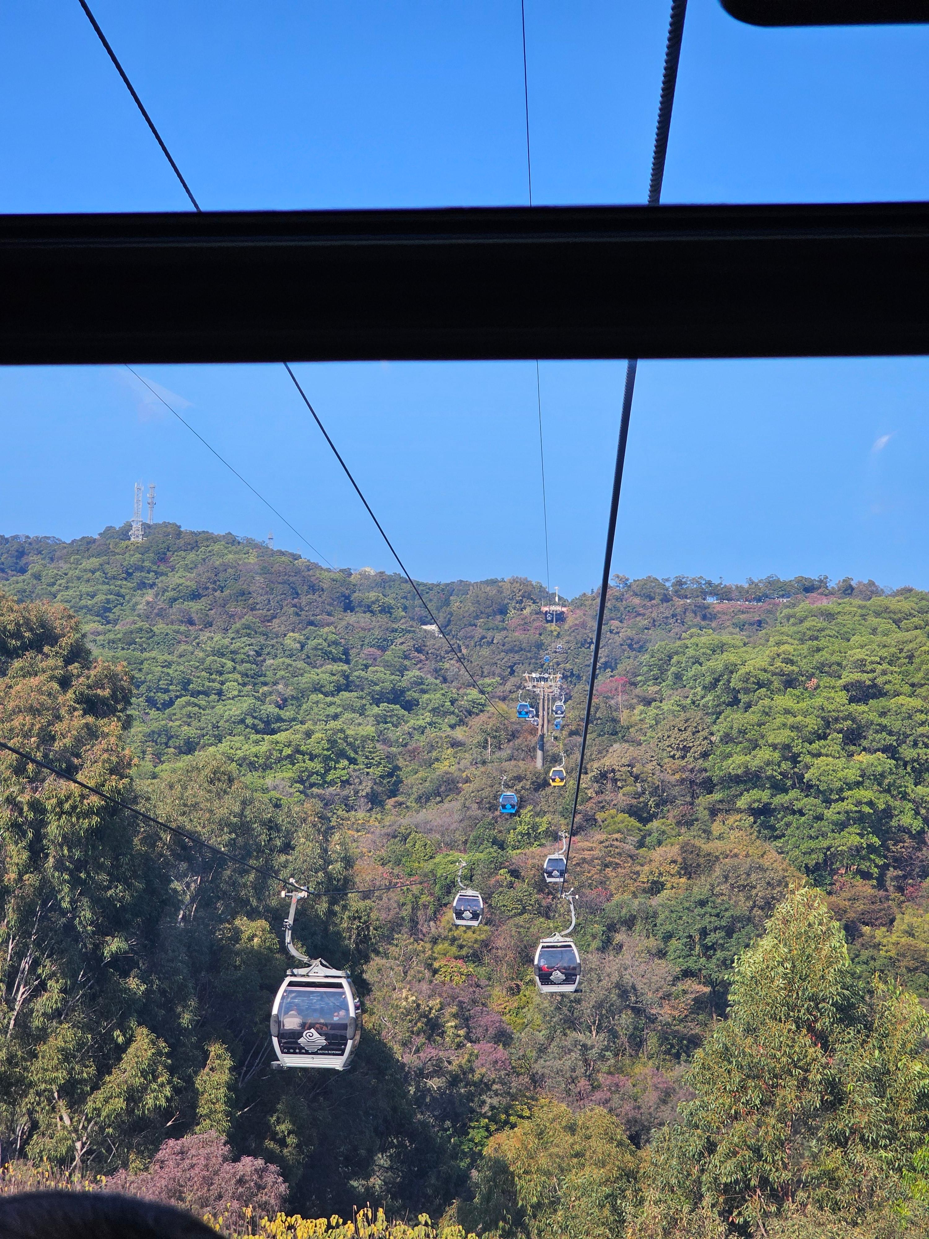 바이윈산 케이블카 타고 후기