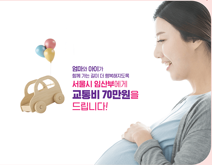 임산부교통비지원 사업 신청방법