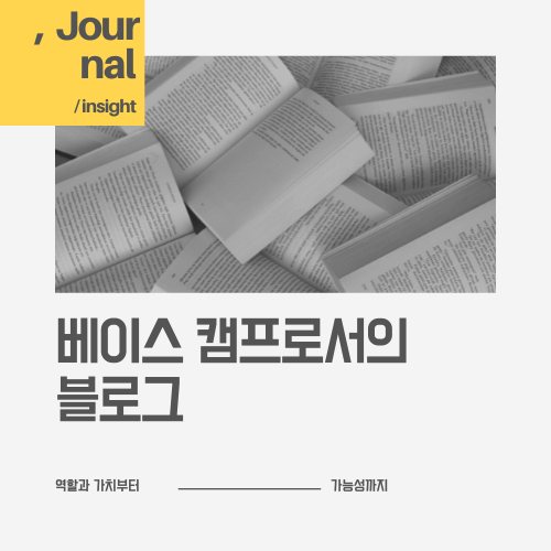 베이스캠프로서의 블로그, 그 역할과 가치 가능성