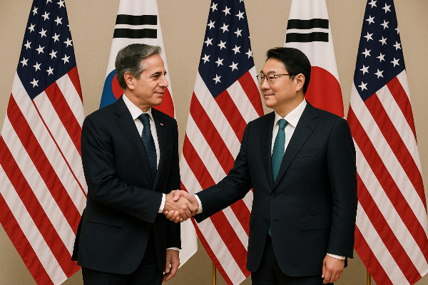 한미 2+2 관세 협의 마치고 귀국, "협의 첫 단추 잘 꿰어"