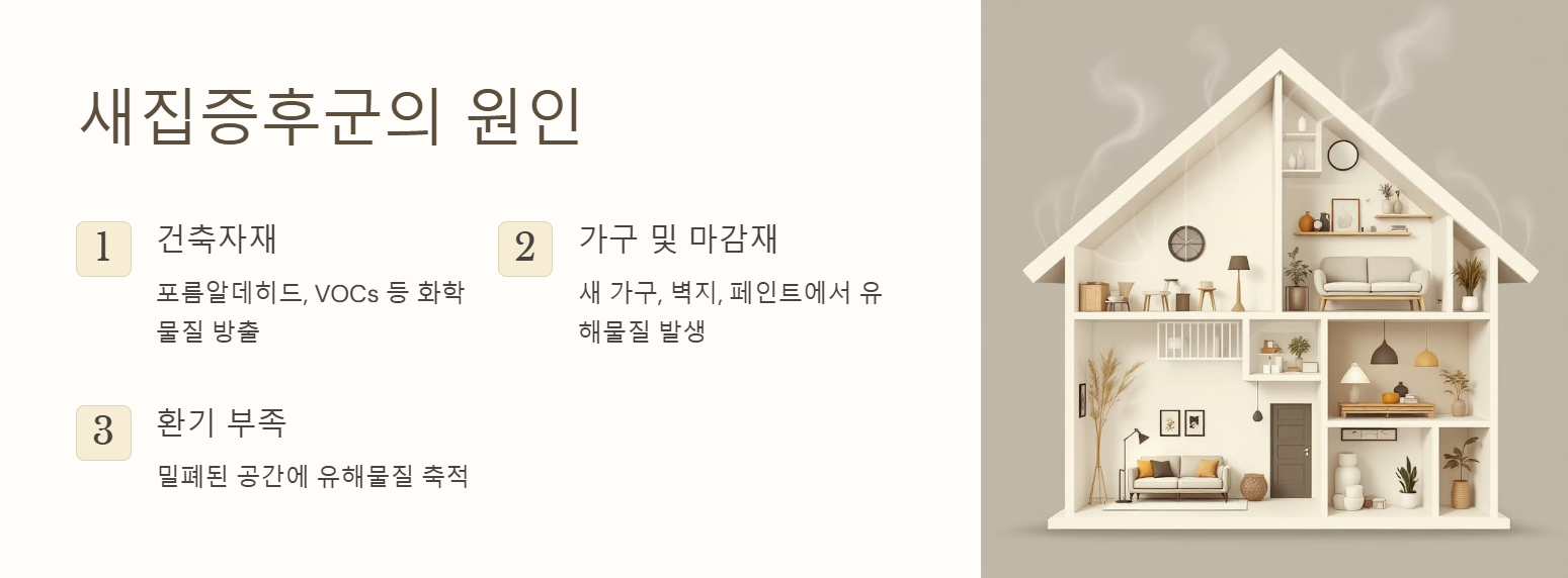 새집증후군의 원인