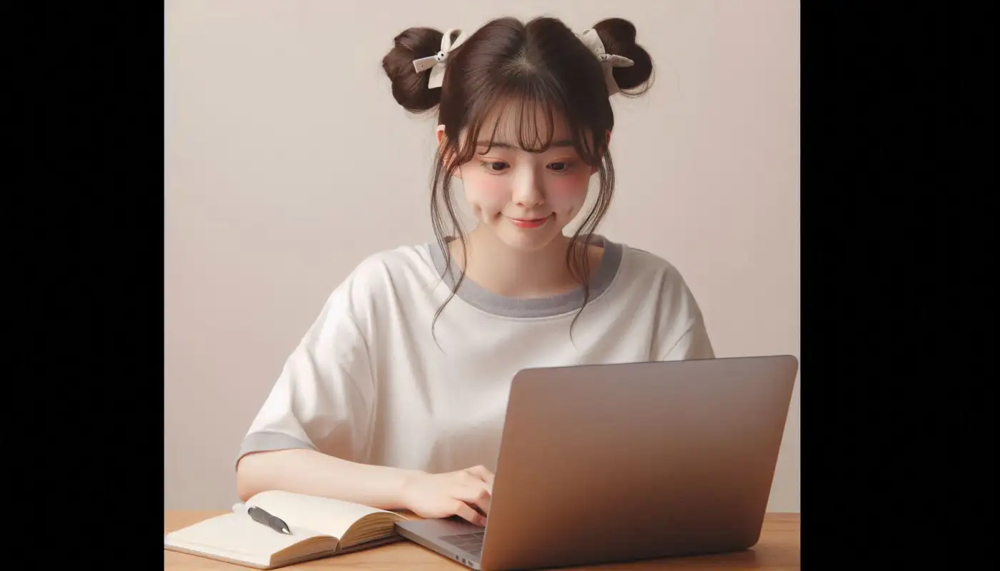 코인-김치프리미엄-가상화폐-알아보는-여성의-모습