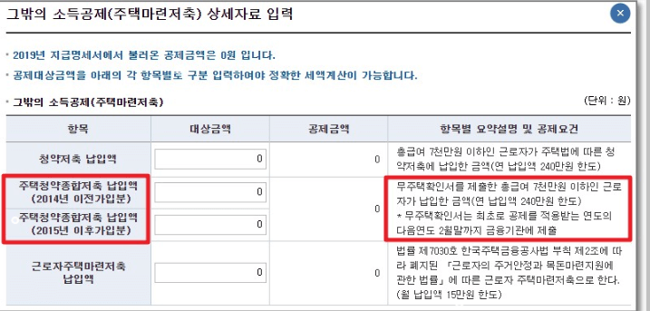 연말정산 신용카드 공제게산 방법