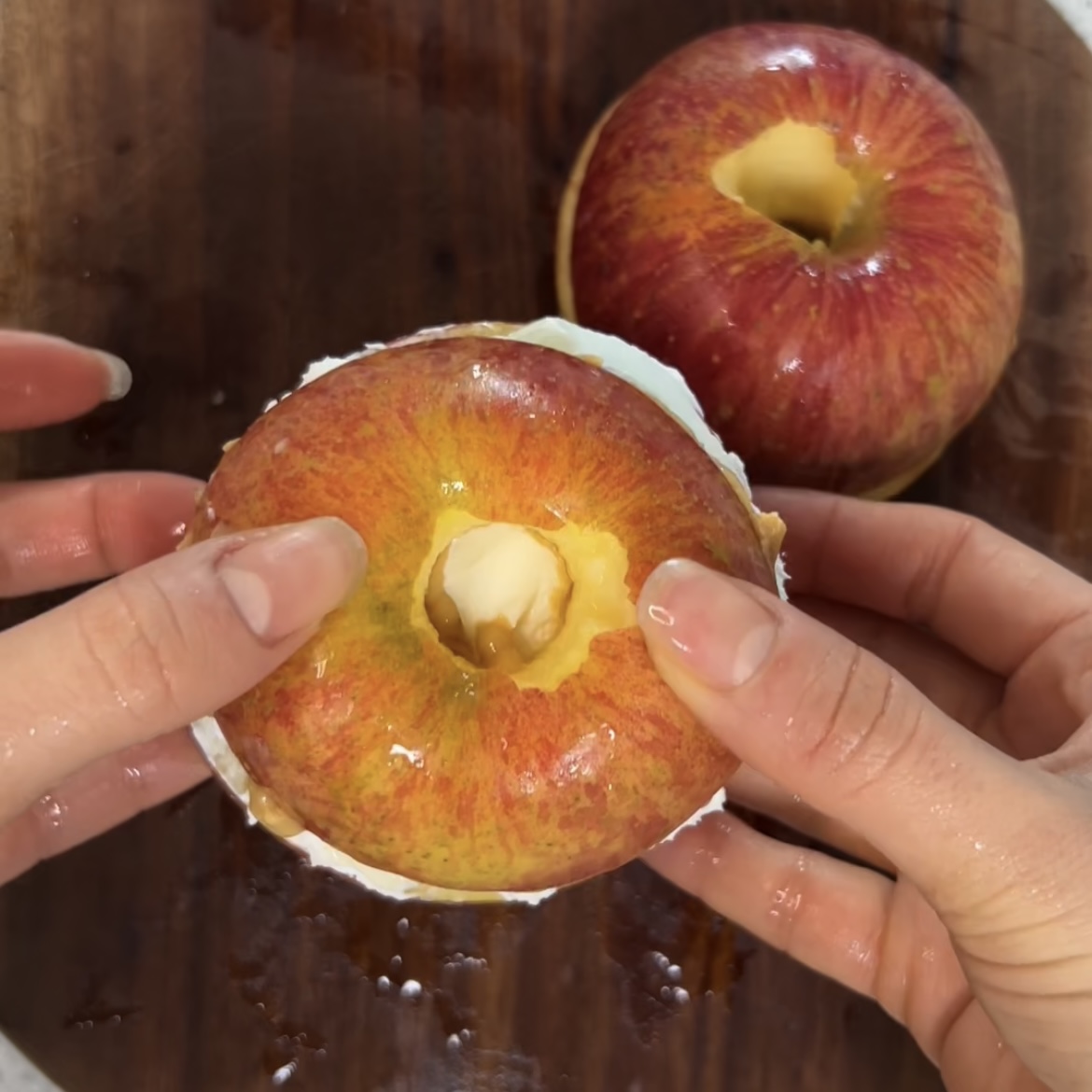 사과베이글 완성