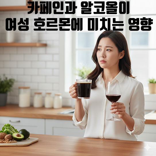 카페인과 알코올이 여성 호르몬에 미치는 영향
