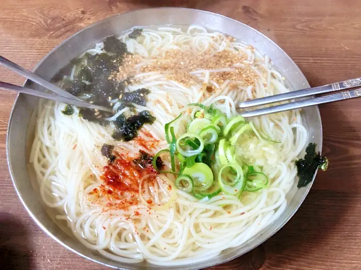 충남 공주 산성시장 비빔국수 잔치국수 맛집