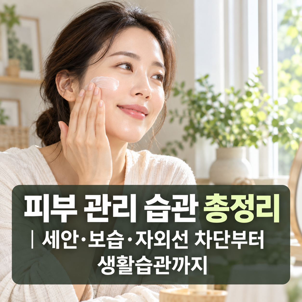 피부 관리 습관