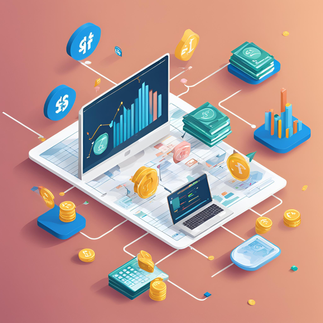 ISA 계좌, 국내 ETF, 해외 ETF 거래의 세금 최적화 전략을 보여주는 3D 아이소메트릭 일러스트레이션
