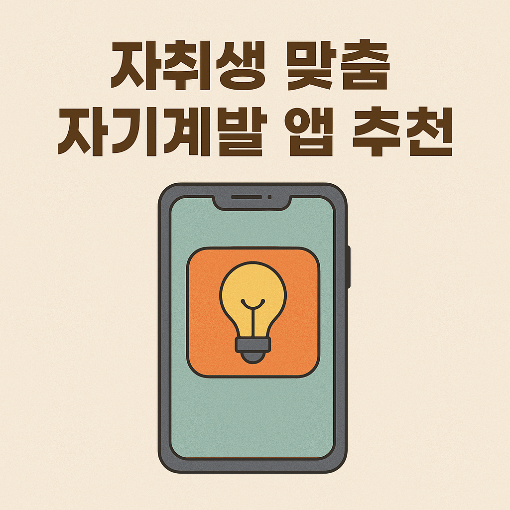 자취생 맞춤 자기계발 앱 추천 TOP 5