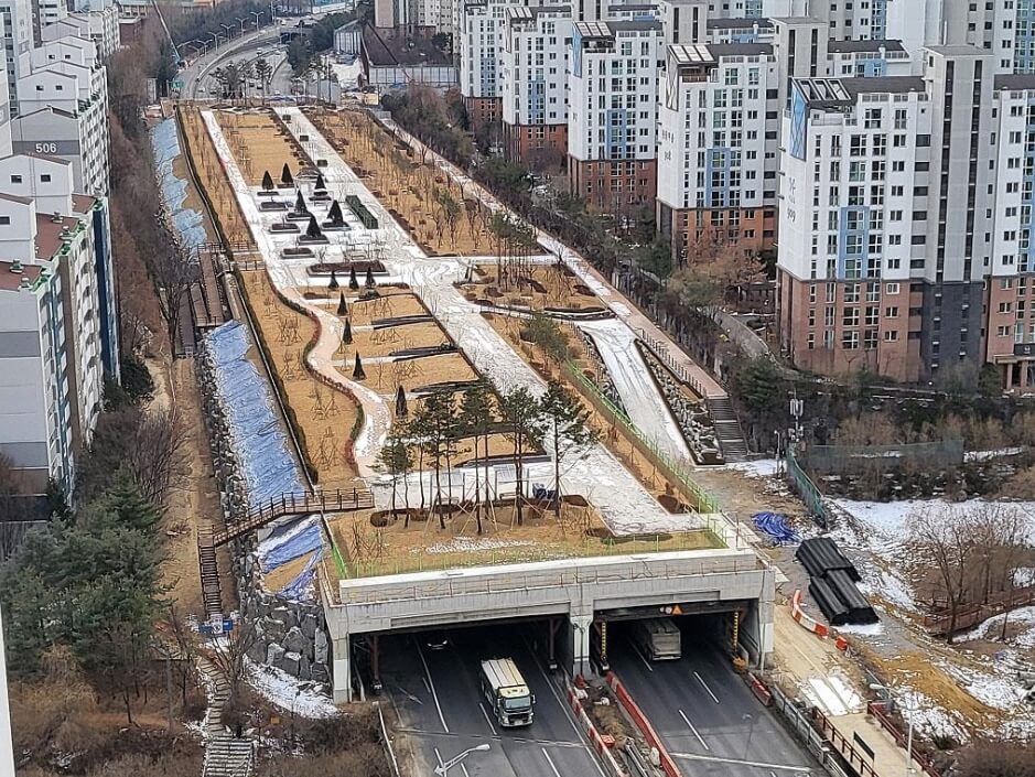 분당~수서간 도시고속화도로 녹색공원화