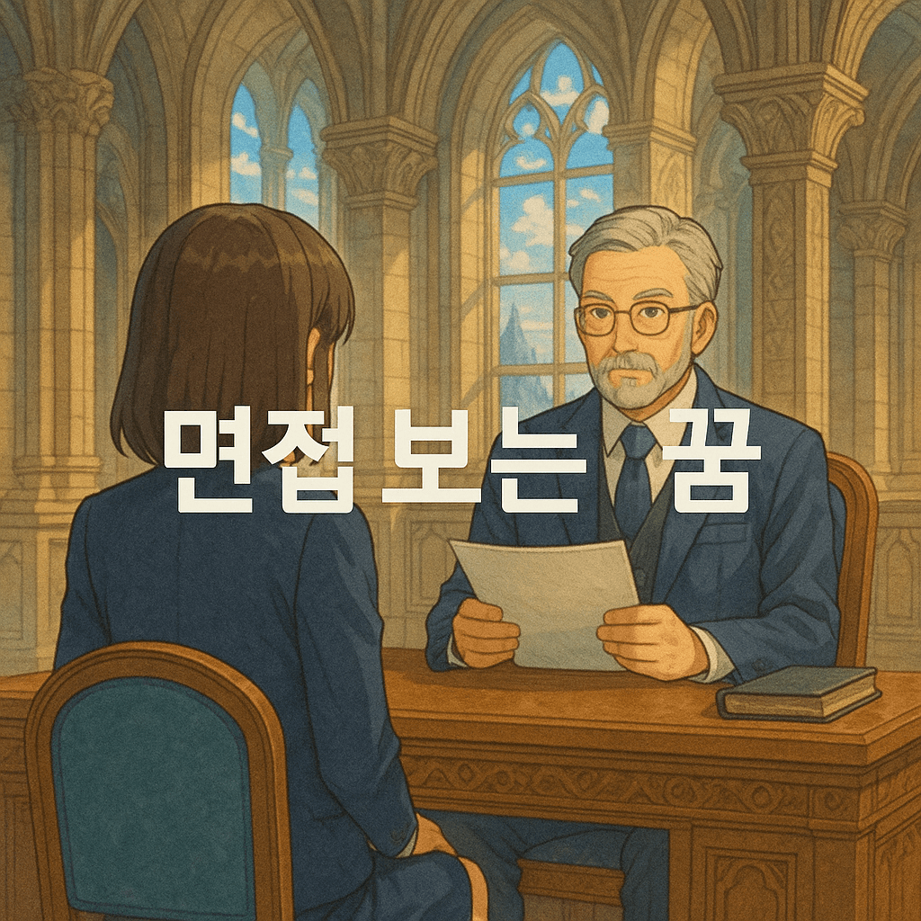 면접 보는 꿈 해몽