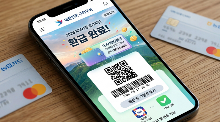 2026 지역사랑 휴가지원 모바일 상품권 환급