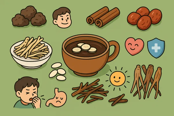 쌍화차 재료 구성과 약재별 효능23