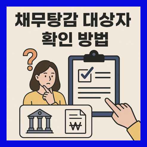 채무탕감 대상자확인 방법, 신복위&middot;캠코&middot;새출발기금 비교