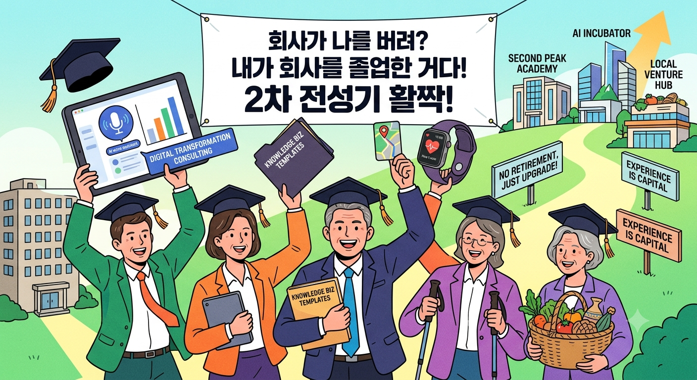 "회사가 나를 버려? 내가 회사를 졸업한 거다!" 4060을 위한 2차 전성기 뜨는 커리어 BEST 4