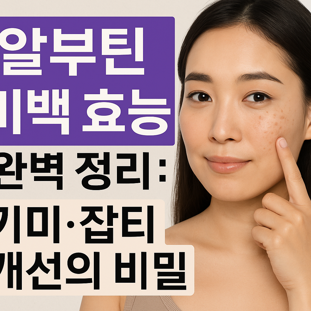 알부틴 미백 효능