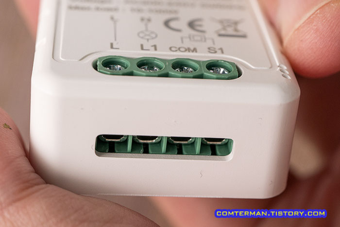 지그비 스마트 스위치 중성선 없는 버전 배선