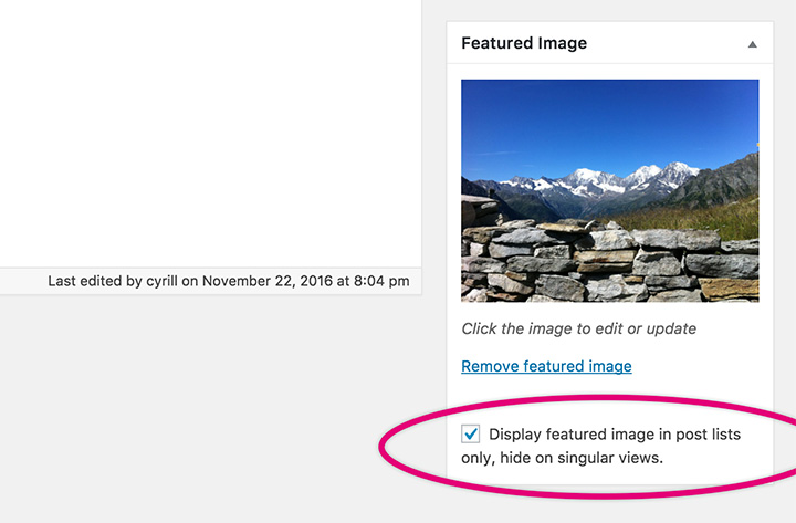 대표이미지 설정