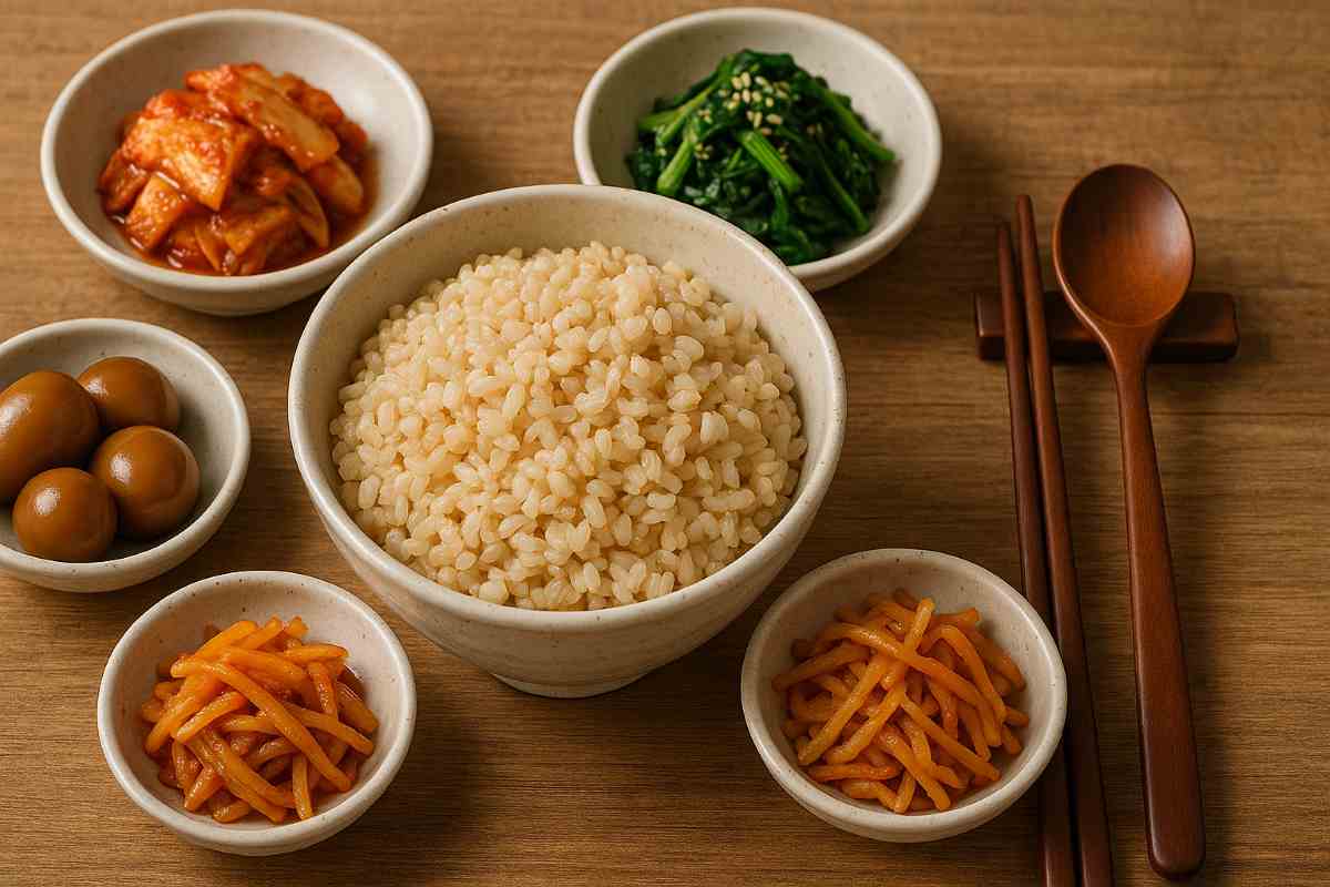 현미밥 한 그릇