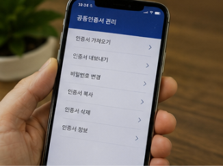 공동인증서 비밀번호