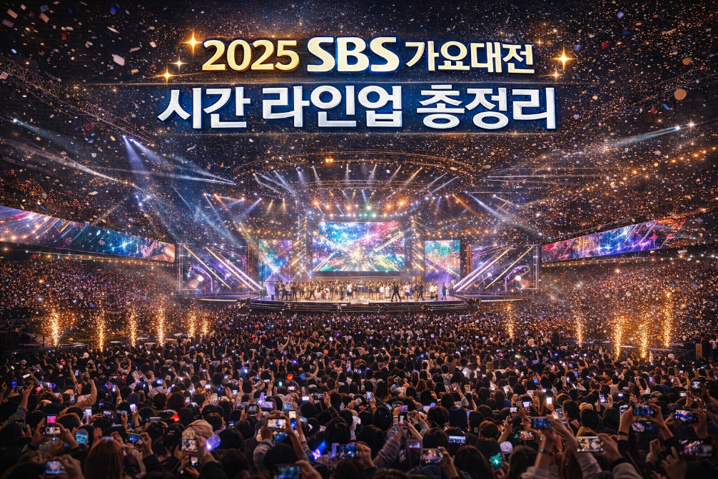 2025 SBS 가요대전 라인업 시간표 3분 완벽 정리