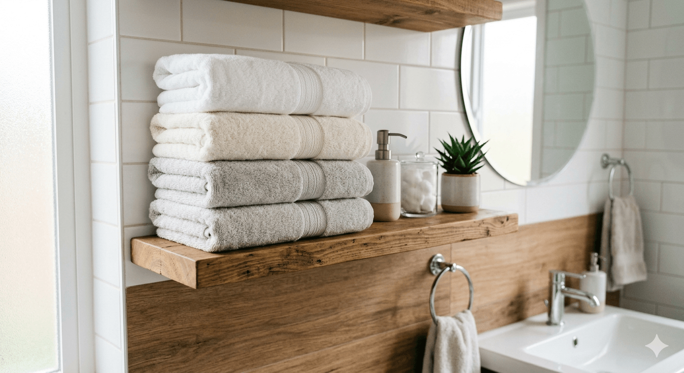 수건 오래 쓰는 방법, 뻣뻣함과 냄새 줄이는 세탁 관리 이미지