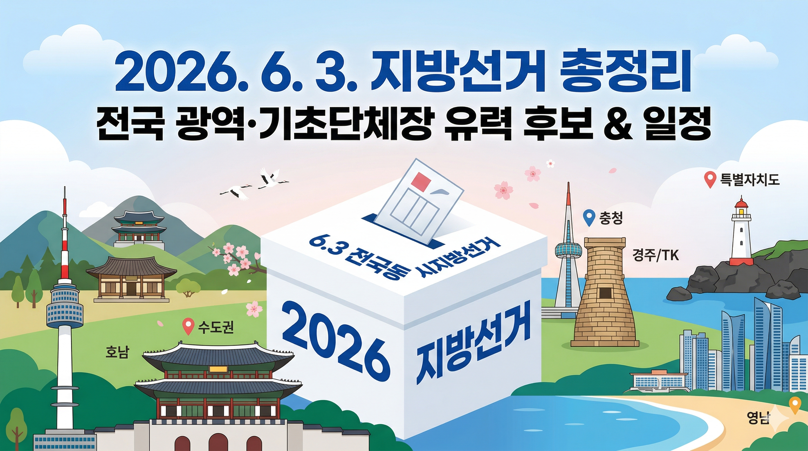 2026. 6. 3. 지방선거 총정리