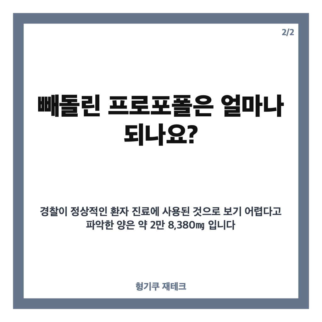 프로포폴 의사 구속, 진료기록 조작해 빼돌린 뒤 상습 투약한 혐의는? 카드뉴스 3