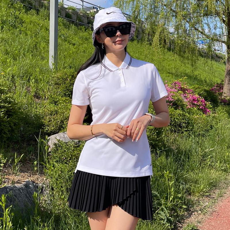 나이키 카라티 여성용 드라이핏 골프 티셔츠