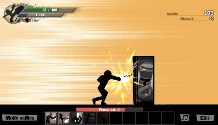 콤보-기술을-사용하여-자판기를-부수는-화면